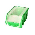 Plastov box Ergobox 3 Plus 12,6 x 17 x 24 cm, zelen