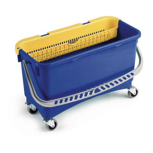 Úklidový kbelík na kolečkách s ručním ždímačem, 20 l (MB-316053)