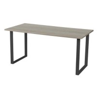 (obrázek pro) Kancelářský stůl Viva Square, 140 x 80 x 75 cm, rovné provedení, podnoží antracit, dub oyster