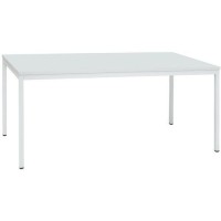 (obrázek pro) Jídelní stůl Manutan Expert Dino se světle šedým podnožím RAL 7035, 180 x 80 x 74,5 cm, světle šedý
