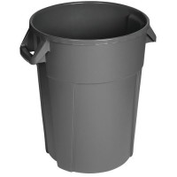 (obrázek pro) Plastový odpadkový koš Manutan Expert Pure, objem 120 l, šedá