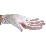 Jednorázové vinylové rukavice Manutan Arthur, bílé, vel. 9