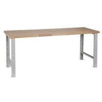 (obrázek pro) Dílenský stůl Weld, 84 x 200 x 68,5 cm, šedý
