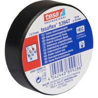 (obrázek pro) Elektroizolační PVC páska Tesa, šířka 15 mm, černá