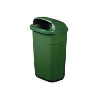 (obrázek pro) Plastový venkovní odpadkový koš Klasik, objem 50 l