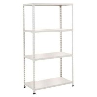 (obrázek pro) Kovový regál Rapid 2, 160 x 152,5 x 36,5 cm, 120 kg/police, 4 laminované police, pozink