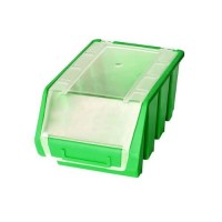 Plastov box Ergobox 3 Plus 12,6 x 17 x 24 cm, zelen