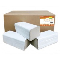 (obrázek pro) Papírové ručníky ZZ Grey Standard S 1vrstvé, 250 útržků, šedé, 20 ks