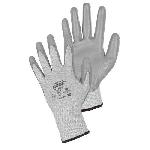 Polyesterové rukavice ANSELL EDGE ESD polomáčené, šedé, vel. 9