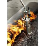 Plynový opalovací hořák 60 mm s piezoelektrickým zapalováním, 1800 °C, 5 m hadice 3/8