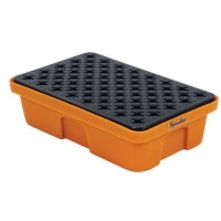 (obrázek pro) Plastová záchytná vana Manutan Expert s roštem, 640 x 410 mm, kapacita 30 l