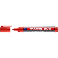 (obrázek pro) Permanentní popisovač Edding 300, červený