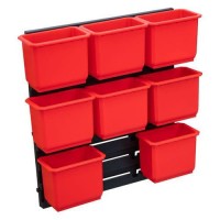 (obrázek pro) Sada přihrádek s držákem QBRICK System, 8 ks