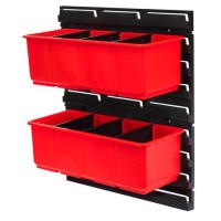 (obrázek pro) Sada přihrádek s přepážkami a držákem QBRICK System, 2 ks