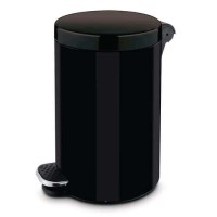(obrázek pro) Kovový odpadkový koš Basic, objem 5 l, černý