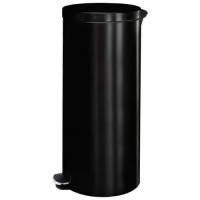 (obrázek pro) Kovový odpadkový koš Basic, objem 30 l, černý