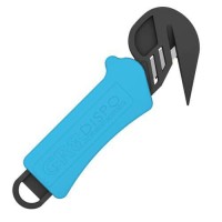 (obrázek pro) Rozřezávač fólií a kartonů GR8 Dispo, 10 ks, modrý