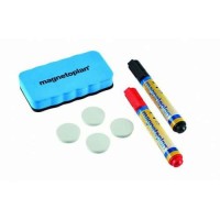 (obrázek pro) Popisovače, stěrka, magnety - Start sada Magnetoplan OPTIMAL