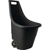 (obrázek pro) Zahradní vozík Easy Go Breeze, objem 50 L, černý