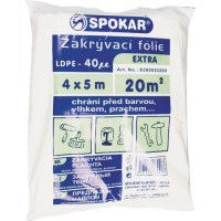 (obrázek pro) Zakrývací fólie, LDPE, 4 x 5 m