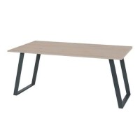 Kancelsk stl Shape, 120 x 80 x 75 cm, rovn proveden, dub