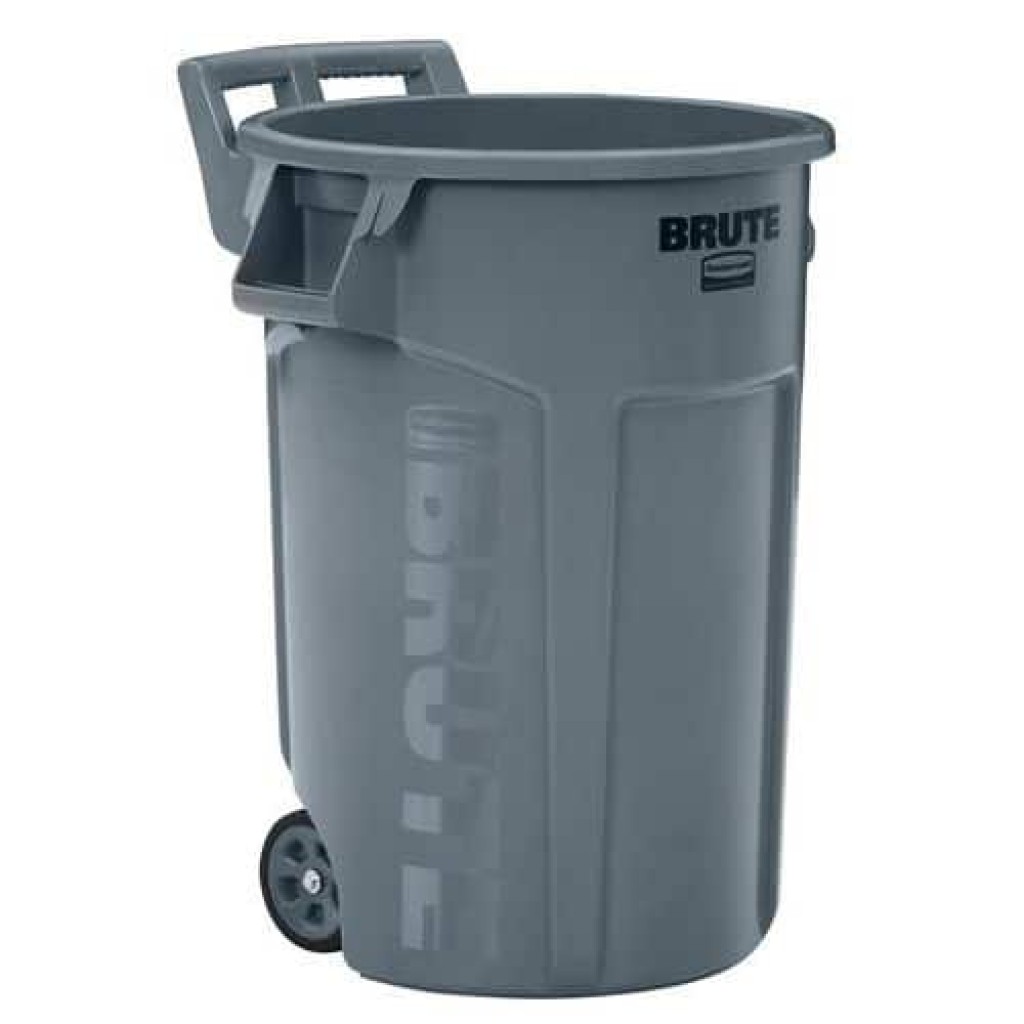 (obrázek pro) Pojízdný plastový kontejner Rubbermaid Brute, objem 166,5 l