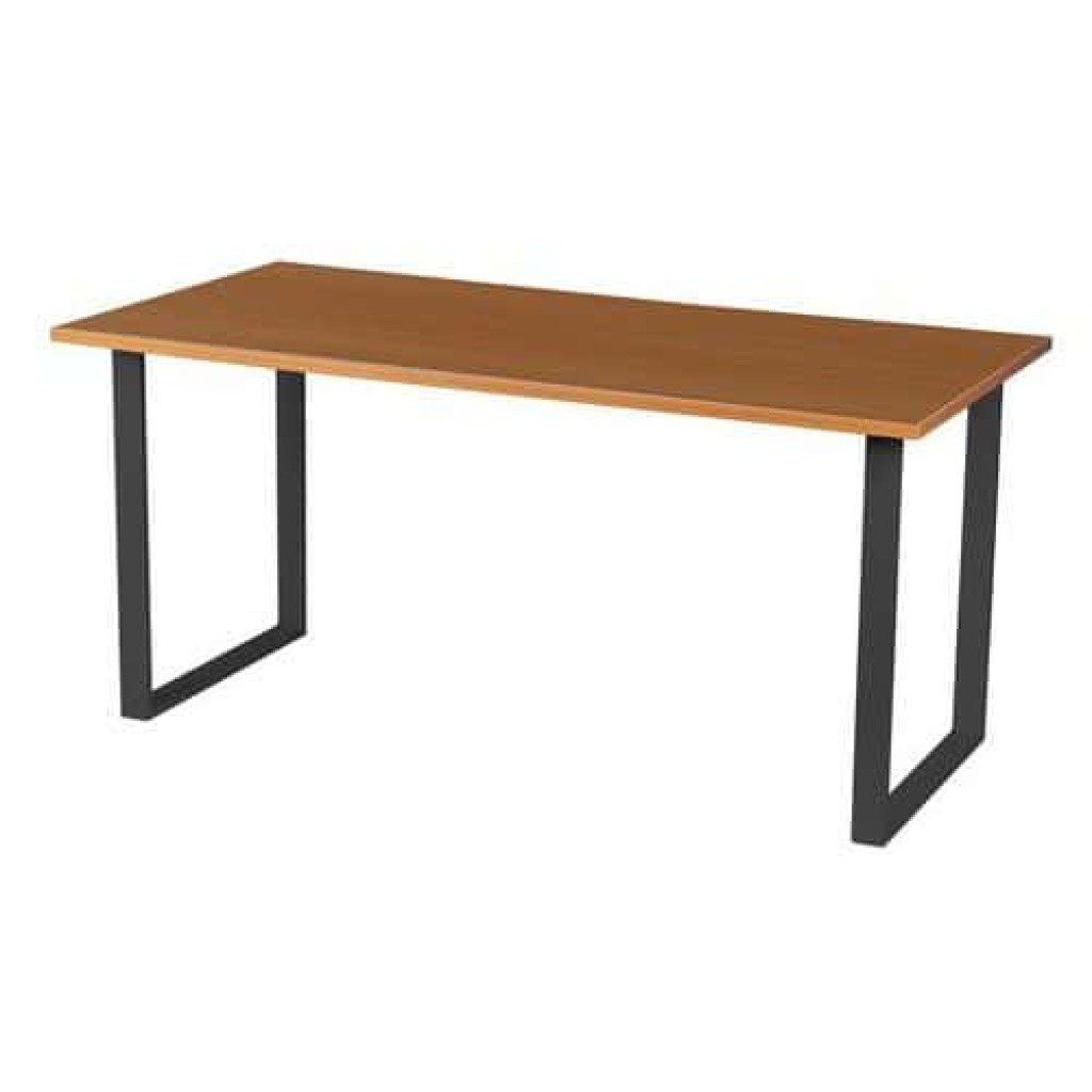 (obrázek pro) Kancelářský stůl Viva Square, 180 x 80 x 75 cm, rovné provedení, podnoží antracit, buk