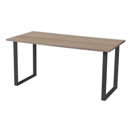 (obrázek pro) Kancelářský stůl Viva Square, 180 x 80 x 75 cm, rovné provedení, podnoží antracit, dub sonoma