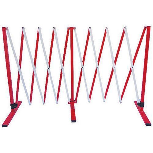 (obrázek pro) Kovová mobilní zábrana Manutan Expert, skládací, délka 421 cm