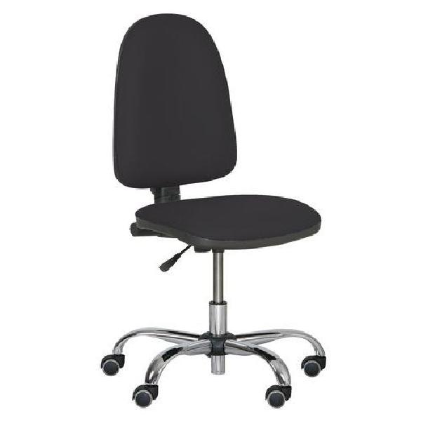 Pracovní židle Torino plus s měkkými kolečky, černá (MB-337112)