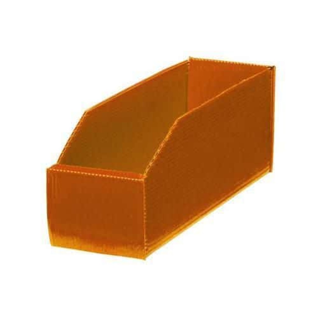 (obrázek pro) Plastový box PP, 10,5 x 9 x 28 cm, oranžový