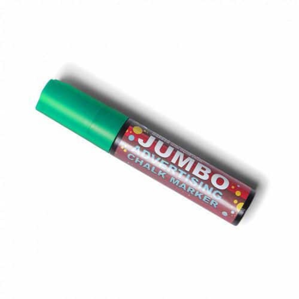 Křídový popisovač pro dřevěné tabule, 15 mm, zelený (MB-1134223)