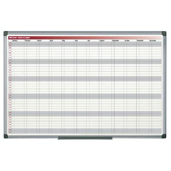 Magnetická roční plánovací tabule Zinnia (MB-880086)