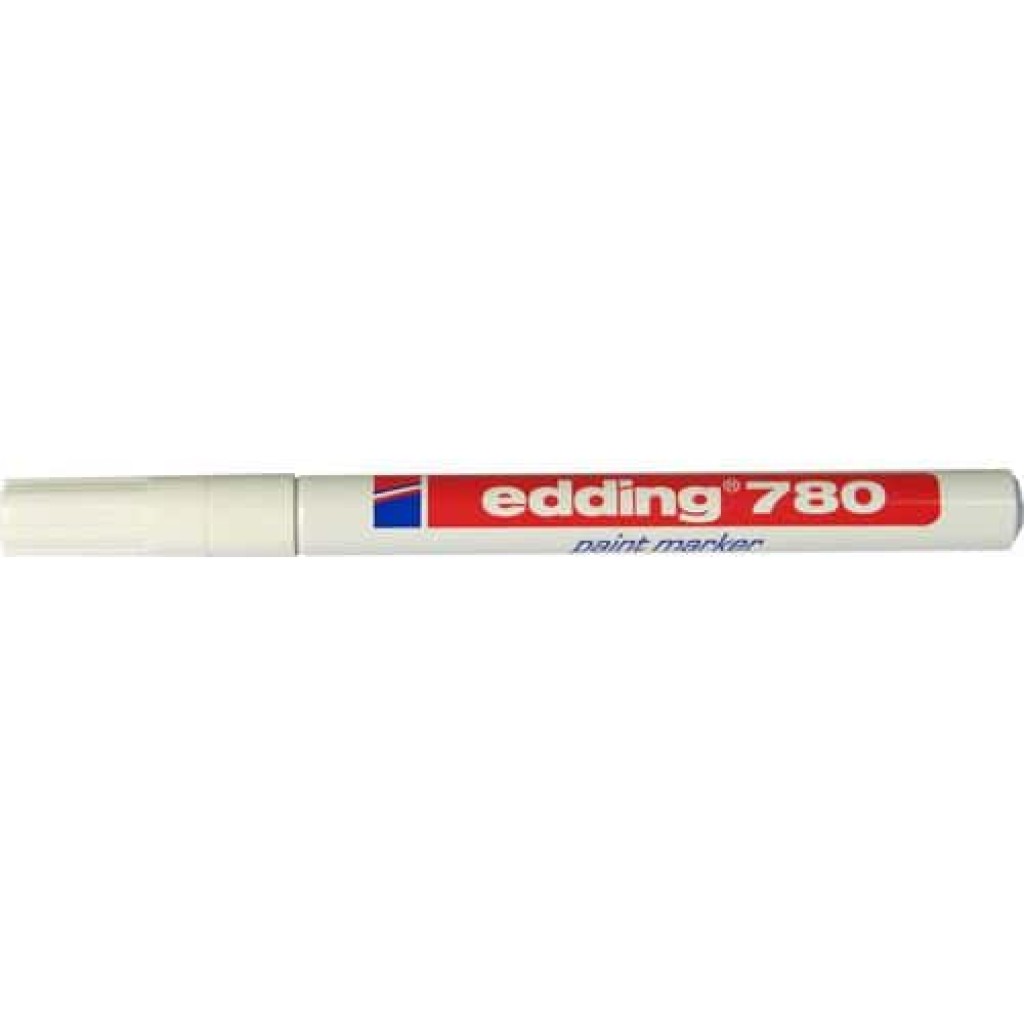 (obrázek pro) Průmyslový lakový popisovač Edding 780, balení 10 ks, bílý