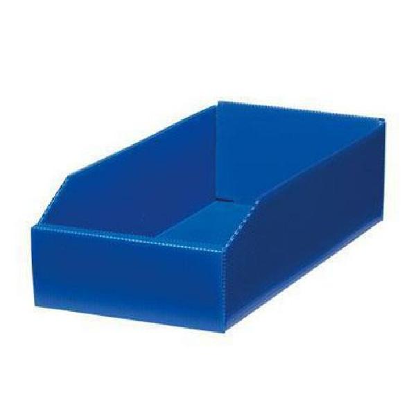 Plastový box PP, 10,5 x 18 x 38 cm, modrý (MB-0152712)