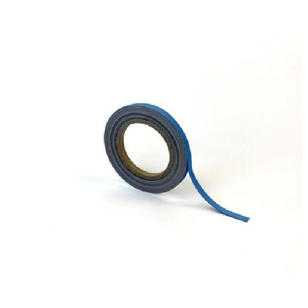 Magnetická páska na regály Manutan, 10 m, modrá, šířka 10 mm (MB-179127)