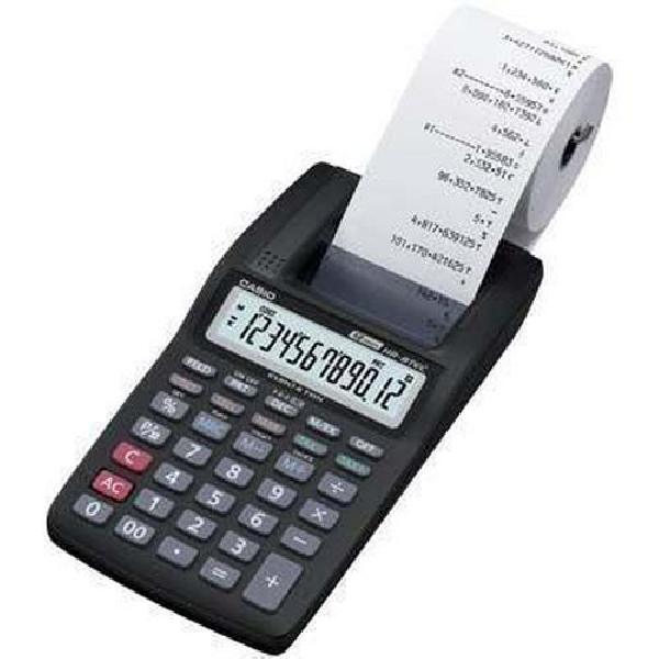 Stolní kalkulačka Casio HR-8TEC s tiskem, černá (MB-891798)