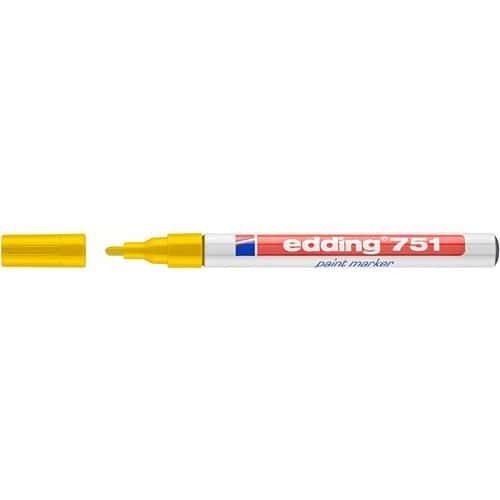 (obrázek pro) Průmyslový lakový popisovač Edding 751, balení 10 ks, žlutý