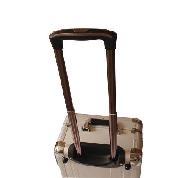 Hliníkový kufr s kolečky Manutan, 485 x 340 x 210 mm (MB-150655)