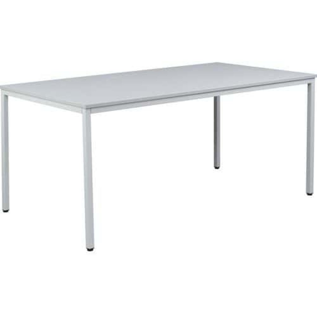 (obrázek pro) Jídelní stůl Manutan Expert Dino se světle šedým podnožím RAL 7035, 160 x 80 x 74,5 cm, světle šedý