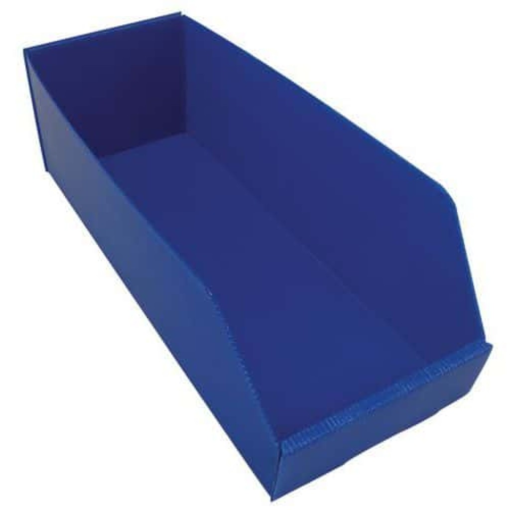 (obrázek pro) Plastový box PP, 15,5 x 19 x 48 cm, modrý