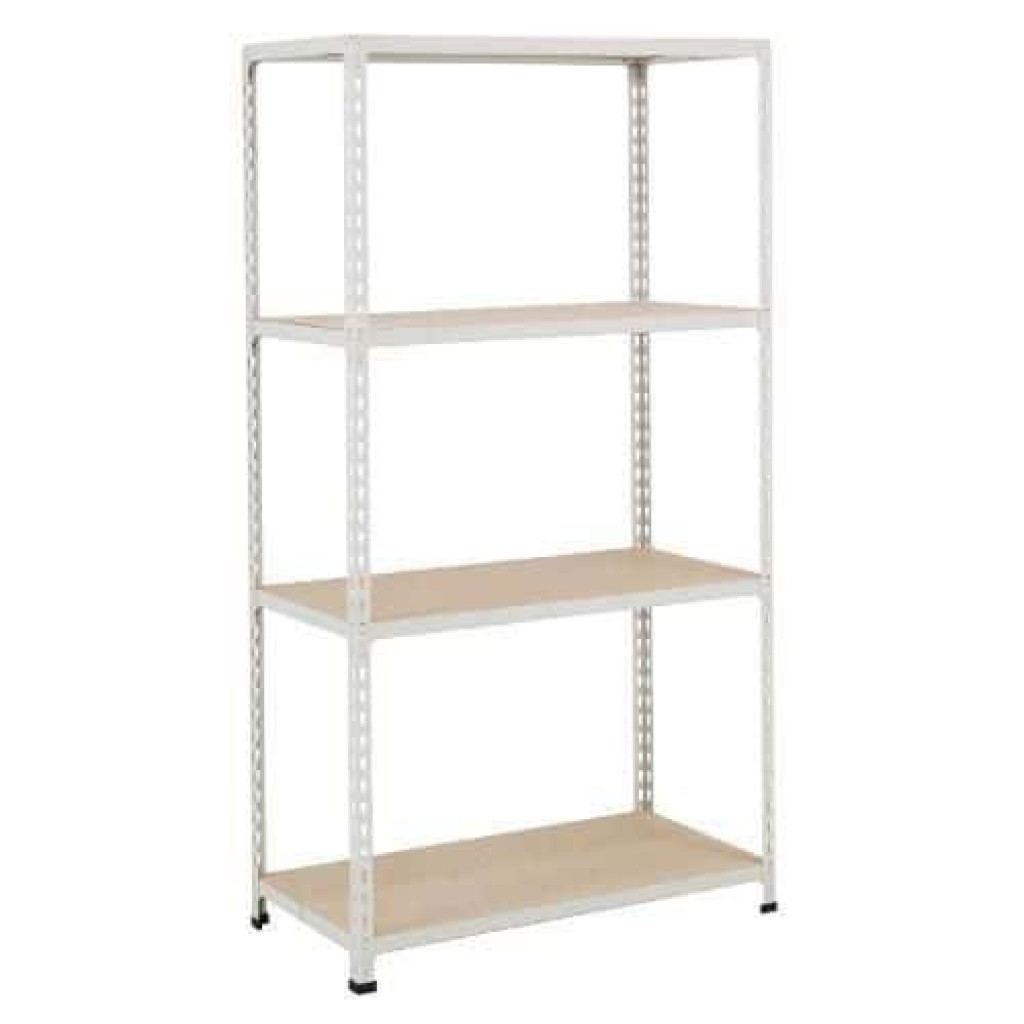 (obrázek pro) Kovový regál Rapid 2, 160 x 122 x 61 cm, 200 kg/police, 4 dřevotřískové police, pozink