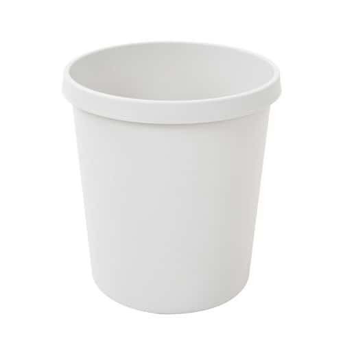(obrázek pro) Plastový odpadkový koš Plastic, objem 18 l, šedý