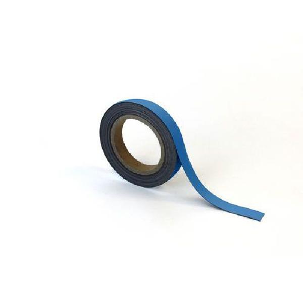 Magnetická páska na regály Manutan, 10 m, modrá, šířka 20 mm (MB-179135)