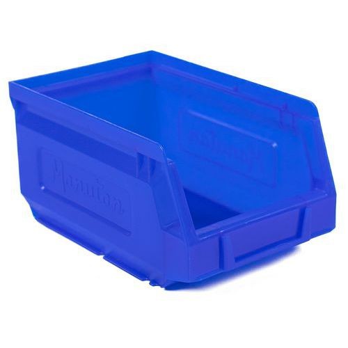 (obrázek pro) Plastový box Manutan Expert 8,3 x 10,3 x 16,5 cm, modrý