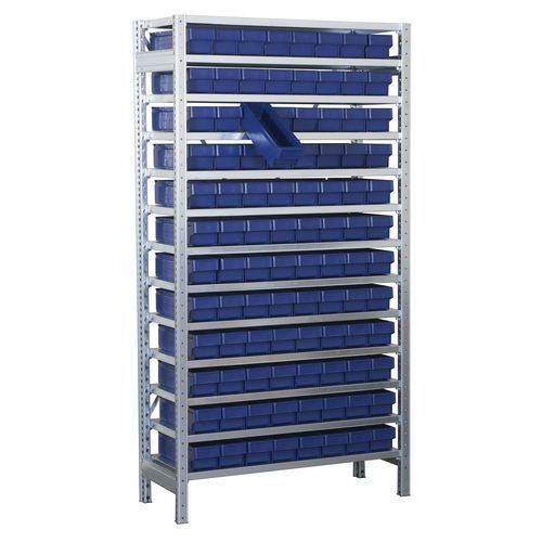 Regál s 96 zásuvnými boxy, hloubka 50 cm (MB-000057)