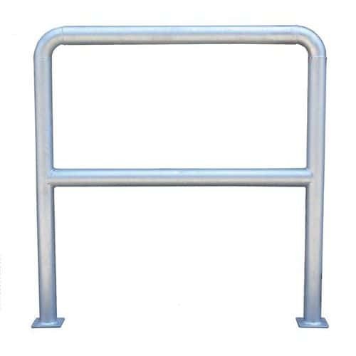 (obrázek pro) Kovová zábrana Manutan Expert, délka 150 cm, šedá, průměr 38 mm