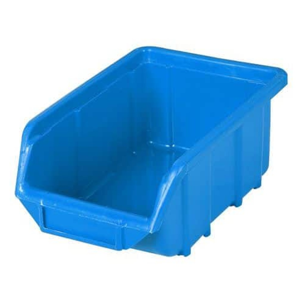 (obrázek pro) Plastový box Ecobox small 7,5 x 11 x 16,5 cm, modrý