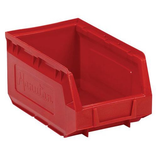 (obrázek pro) Plastový box Manutan Expert 12,5 x 14,5 x 24 cm, červený