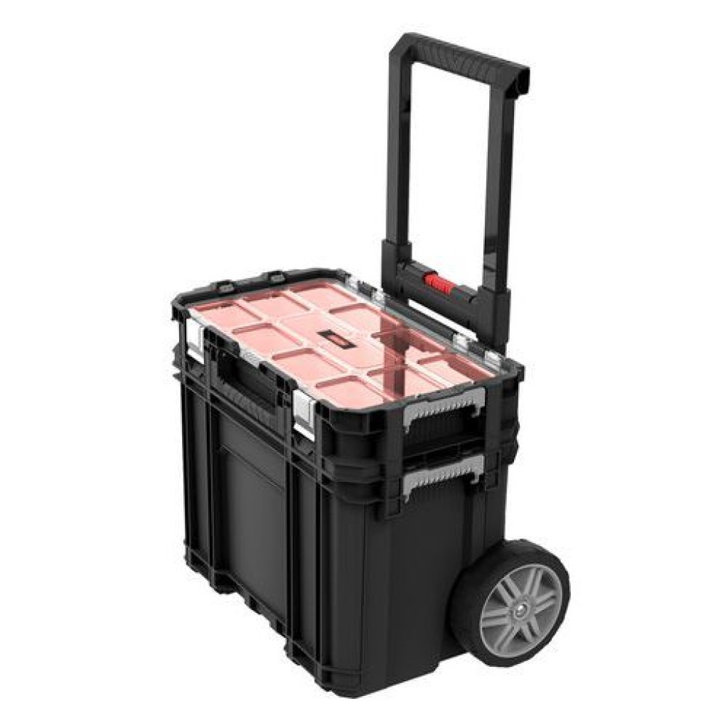 Mobilní kufr na nářadí Curver Connect Cart s organizérem, 12 přihrádek (MB-122165)